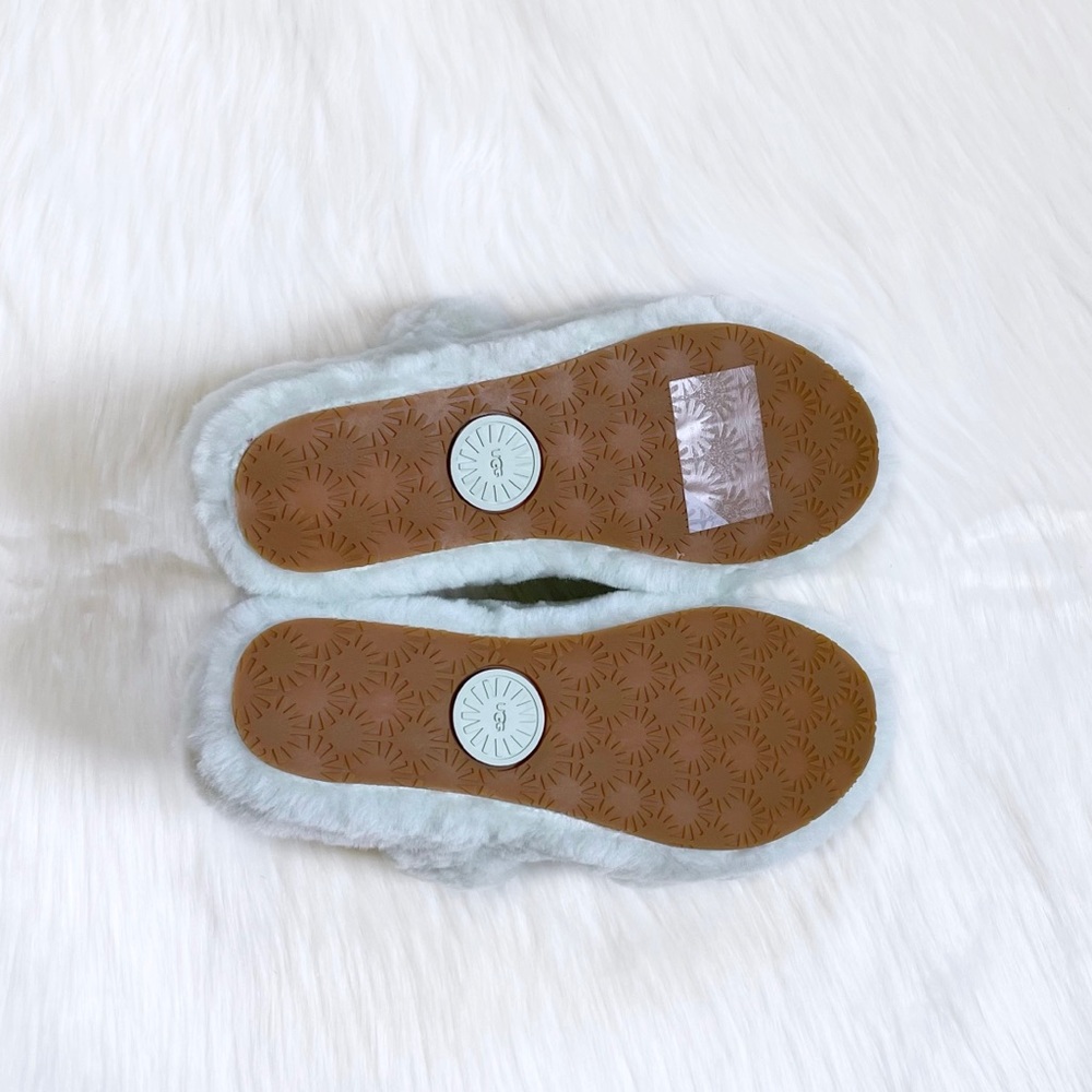 UGG Oh Yeah Slide Slipper Sandals In Retro Mint - Picture 6 of 8